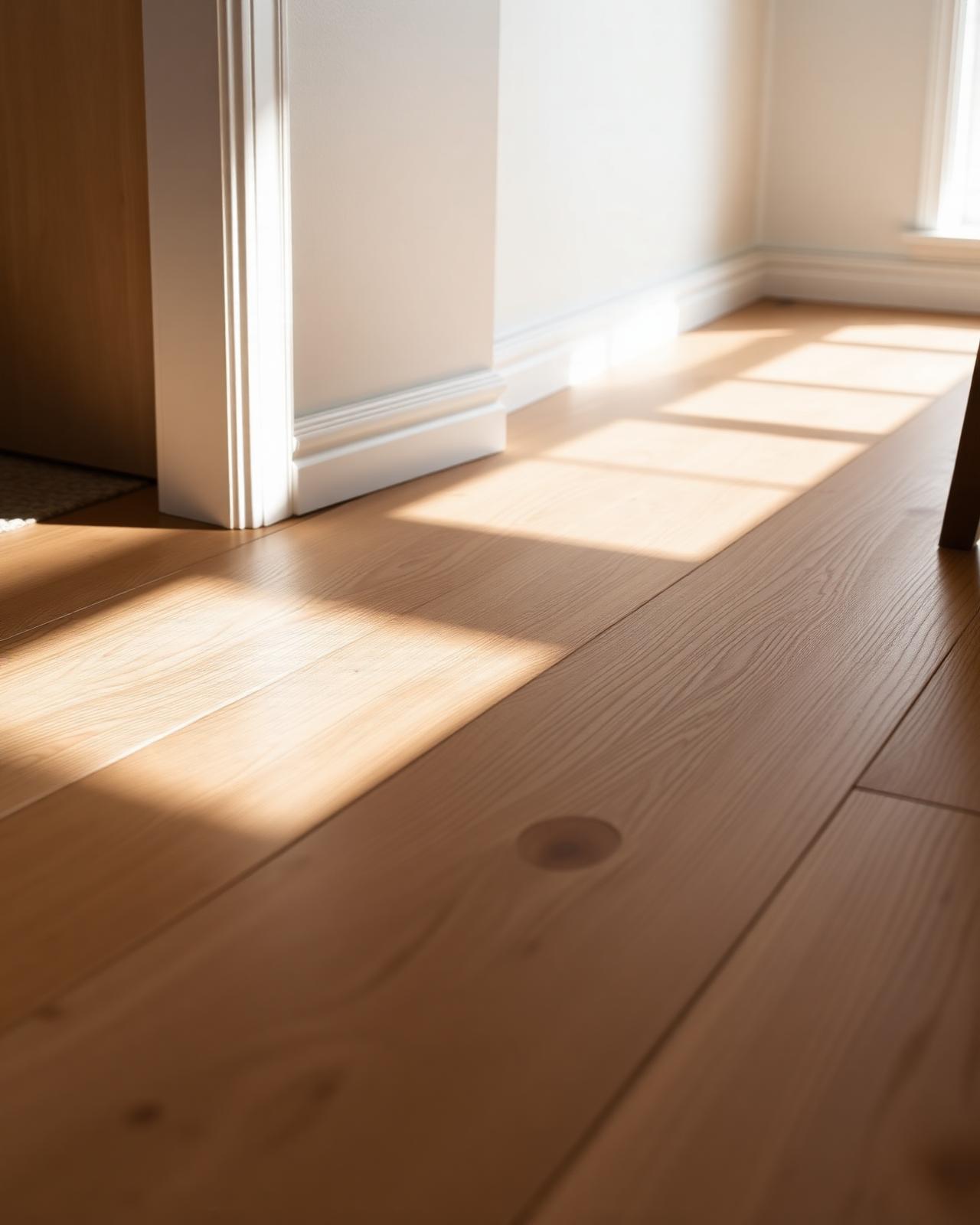 Danish carpentry interior, oak detailing, low warm Nordic light, editorial photography